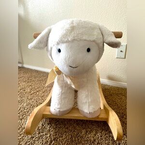 Pottery barn kids lamb rocker